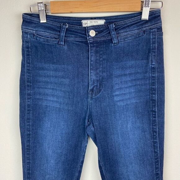 Free People High Rise Skinny Jeans - Picture 3 of 7